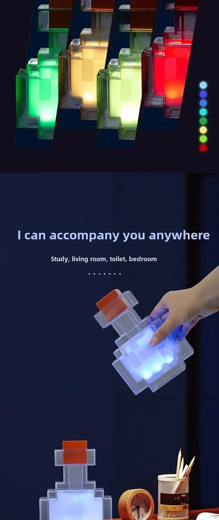 MC POTION BOTTLE LIGHT LAMP